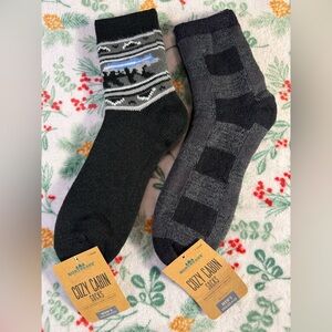 Northeast Outfitters Men’s Cozy Cabin Socks – 2 Pairs | Size 8–12.5 | NWT